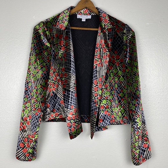 Anthropologie Jackets & Blazers - Anthropologie Ett.Twa Velvet Floral Blazer